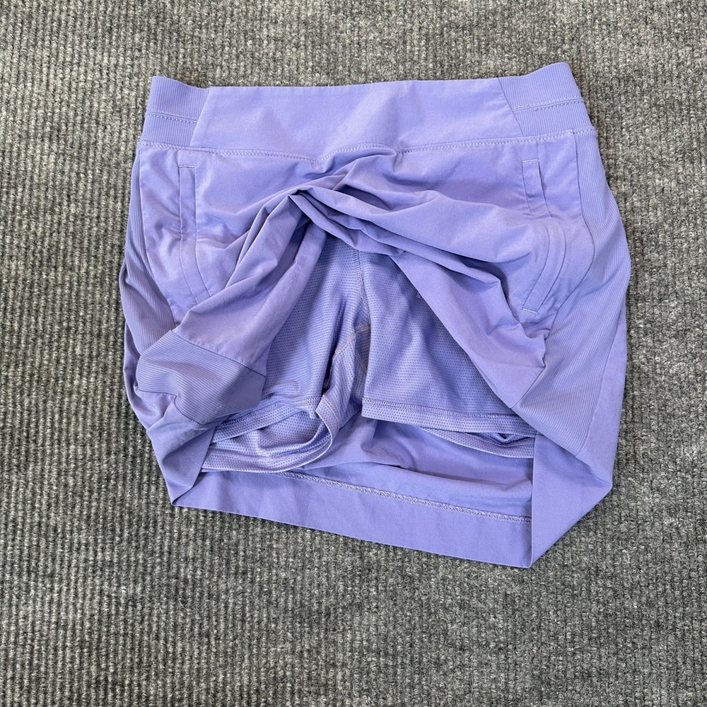 Athleta Womens Soho Skort 4 Purple Solid Lightweight Stretch Golf Tennis - Picture 4 of 7